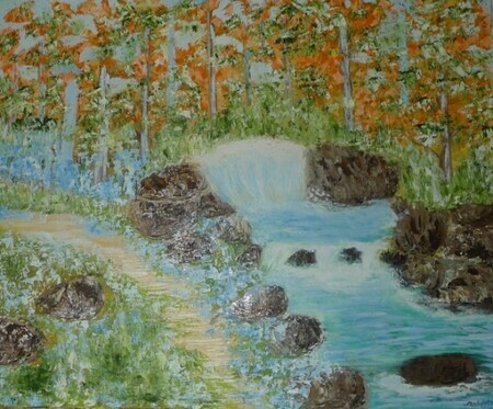 Water fall in spring # 2